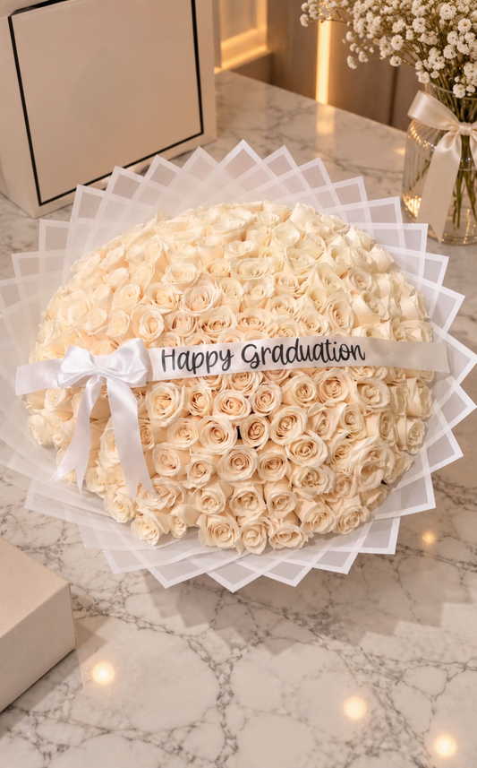 The 60 Rose Graduation Bouquet