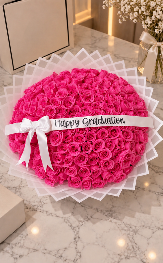 The 60 Rose Graduation Bouquet