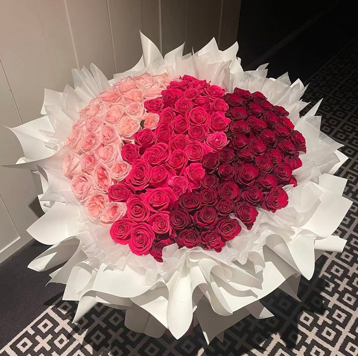 One Hundred Rose Bouquet