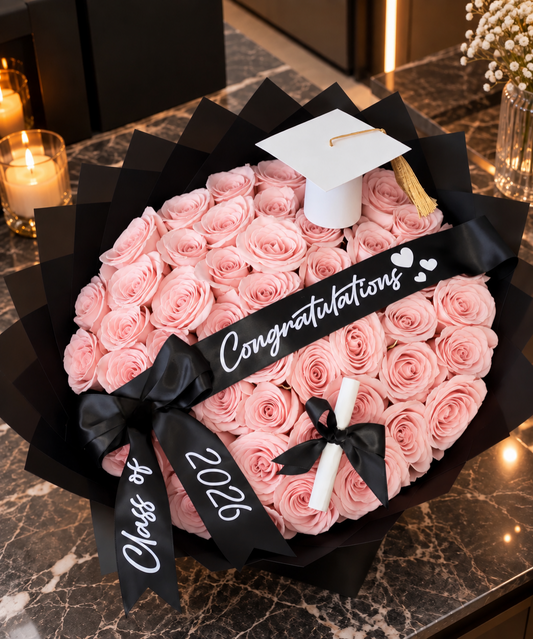 Deluxe 40 Rose Graduation Bouquet